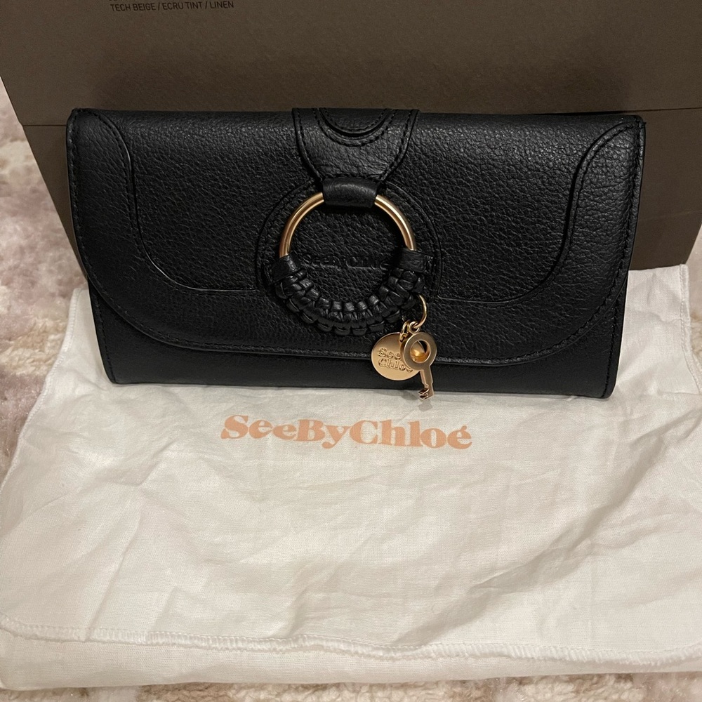 See By Chloe Black Wallet